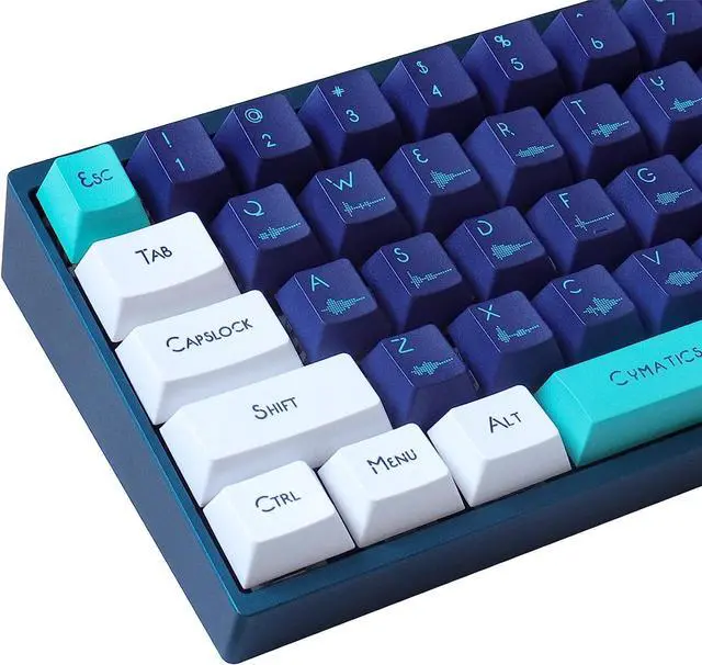 Main image of Terukir Wunzkii PBT Keycaps 129 Keys Dye-Sublimation Keycap Set Cherry Profile Japanese Keycaps for Cherry Gateron Mx Switches Mechanical Gaming Keyboard