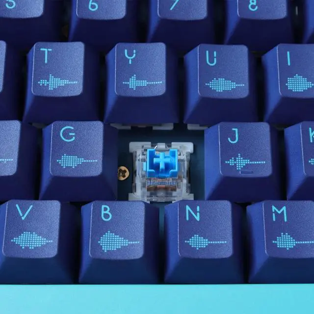 Alt view image 4 of 7 - Terukir Wunzkii PBT Keycaps 129 Keys Dye-Sublimation Keycap Set Cherry Profile Japanese Keycaps for Cherry Gateron Mx Switches Mechanical Gaming Keyboard