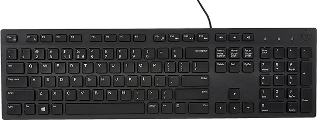 Main image of 10 pcs of Wired Keyboard - Black KB216 (580-ADMT) Wholesale for Dell