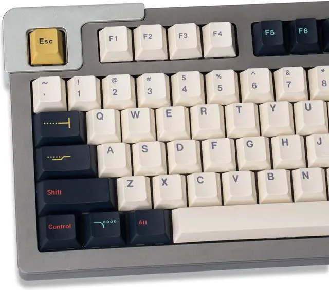 Main image of Metropolis Keycaps 129 Keys Dye Sub Cherry Profile Keycaps Set Fit foe 61/64/87/104/108 Cherry Mx Switches Mechanical Keyboard