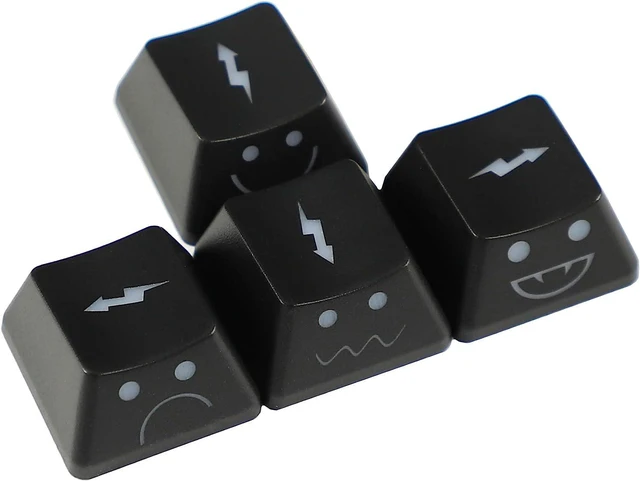 Main image of 1.6mm Thickness WASD Arrow Replacement Keycaps Lightning Baby Shine Through Keycaps OEM Profile for MX Mechanical Gaming Keyboard Keycap