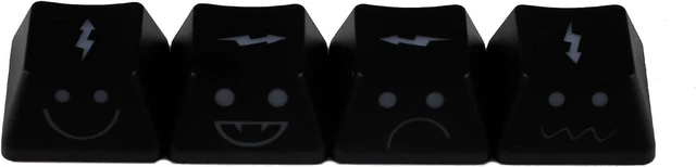 Alt view image 6 of 6 - 1.6mm Thickness WASD Arrow Replacement Keycaps Lightning Baby Shine Through Keycaps OEM Profile for MX Mechanical Gaming Keyboard Keycap