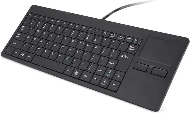 Main image of Yoidesu 82-Key USB Wired Keyboard with Built-in Touchpad HUB Port Ultra Thin Mute Keyboard for Desktop, Computer Ergonomic