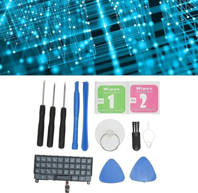 Alt view image 6 of 7 - Hilitand Mobile Phone Keyboard Replacement for BlackBerry Keytwo Key2 LE,PCB USB Charging Interface Keyboard Accessory,Phone Repair Tool Set