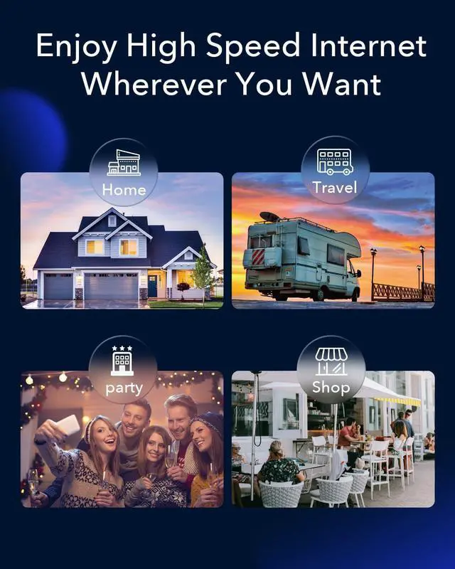 Alt view image 5 of 7 - Cudy New 5G NR SA NSA AX3000 WiFi 6 CPE Router, AX3000 Dual SIM 5G Cellular Router, Qualcomm IPQ5018, SDX62, 4 x 4 MIMO, Detachable Antennas, Band Lock, VPN, Zerotier, Cloudflare, P5
