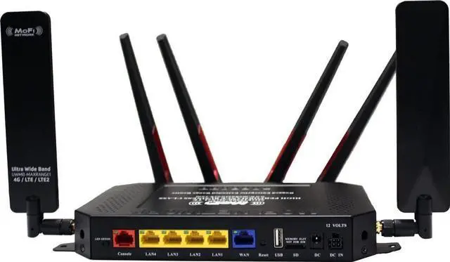 Alt view image 2 of 4 - MOFINETWORK MOFI5500-5GXeLTE-EM7411 4G LTE Cellular Router | Compatible with Verizon, AT&T, T-Mobile, and More