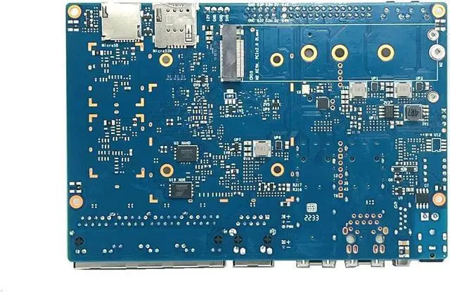 Alt view image 5 of 7 - Banana Pi BPI-R3 Wi-Fi 6 OpenSource Wireless Dual-Band OpenWRT Router Board with MediaTek MT7986(Filogic 830),Support 5X GbE and 2X 2.5GbE SFP (Bundle3-BPI R3+Antennas)
