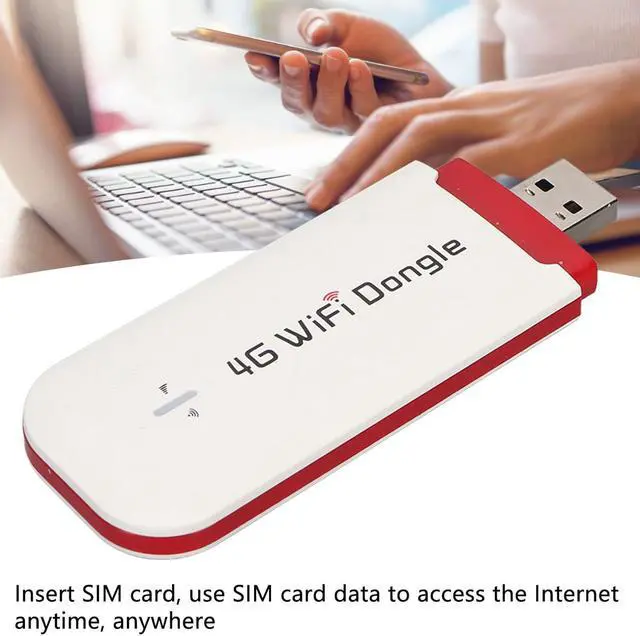 Alt view image 3 of 7 - Wireless Network Router, Portable 4G USB Powered Mobile WiFi Hotspot, High Speed Wireless Router with Standard SIM Card Slot, for Outdoor Camping Travel