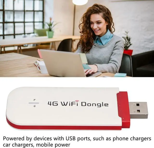 Alt view image 2 of 7 - Wireless Network Router, Portable 4G USB Powered Mobile WiFi Hotspot, High Speed Wireless Router with Standard SIM Card Slot, for Outdoor Camping Travel