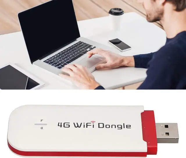 Alt view image 4 of 7 - Wireless Network Router, Portable 4G USB Powered Mobile WiFi Hotspot, High Speed Wireless Router with Standard SIM Card Slot, for Outdoor Camping Travel