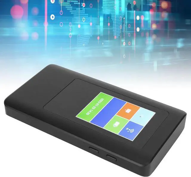 Alt view image 4 of 7 - Portable 5G Router for Travel, Dual Band Hotspot Device with SIM Card Slot, Up to 16 Users to Connect, LPDDR4X 2GB EMMC 16GB ROM, Global Frequency Bands, Home
