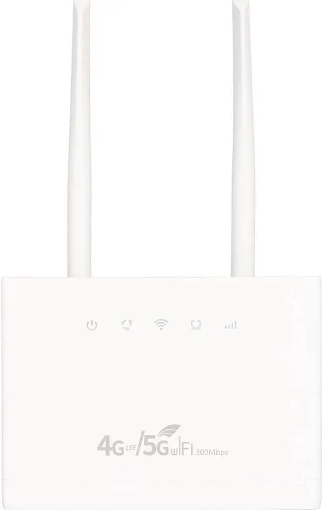 Main image of 4G Wireless Router, High Speed Internet Sharing Service Wide Application Sharing 32 Users Portable White 4G LTE Router for Office Warehouse (US Plug)
