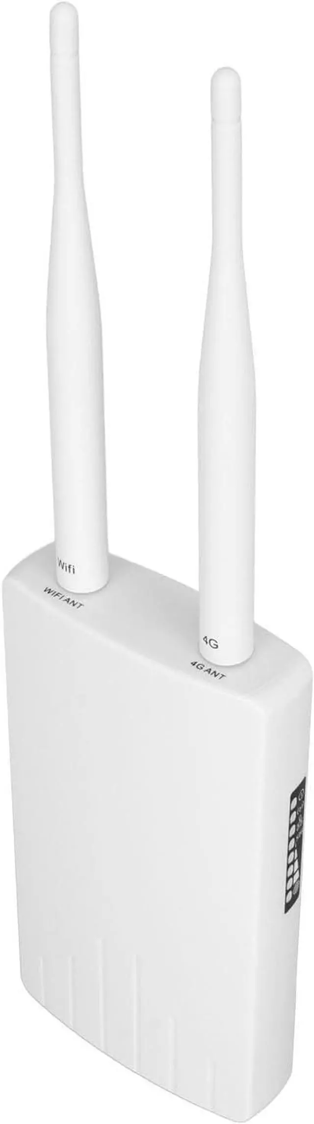 Main image of Outdoor 4G LTE CPE WiFi Router, 150Mbps Professional 4G LTE Router White with 2pcs Detachable Antennas for Outdoor for Home (US Plug)
