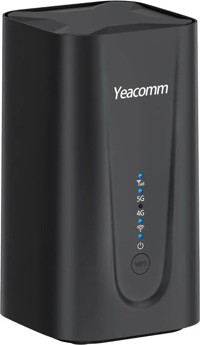 Main image of 5G Router AX3600 WiFi-6 Modem with Sim Card Slot,NR NSA/SA 5G Cellular Router Up to 4.67Gbps,Dual Band Gigabit Wireless & LTE Cat20 Gateway,Mesh,Band Lock,VPN,No Voice