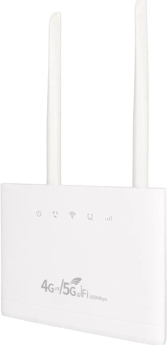 Alt view image 2 of 7 - 4G Wireless Router, High Speed Internet Sharing Service Wide Application Sharing 32 Users Portable White 4G LTE Router for Office Warehouse (US Plug)