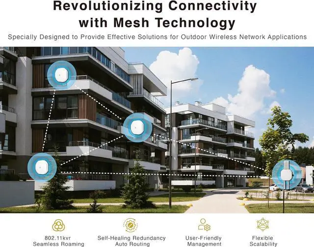 Alt view image 4 of 7 - BROWAN WiFi 6 Access Point AX6600 WAP Mesh Tri-Band MU-MIMO 8 Spatial Streams 3500 Square Feet Coverage 300 Devices 2.4 GHz 5GHz PoE Powered Indoor Ceiling Mount for Home Gaming Office Prism MI10