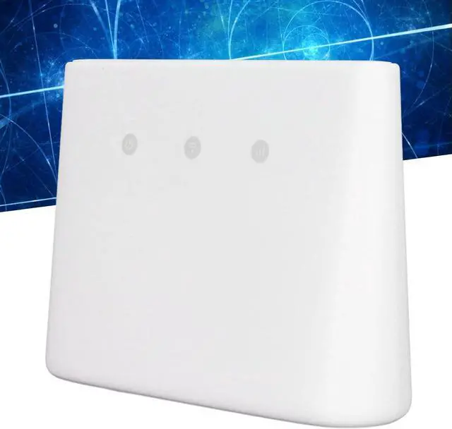 Alt view image 3 of 7 - 4G WiFi Router, 4G LTE Modem Router, with Sim Card Slot, 300Mbps 2.4G WiFi Transmission, Up to 32 Devices, for Europe, Asia, Southeast Asia, Africa, The Middle East (U.S.