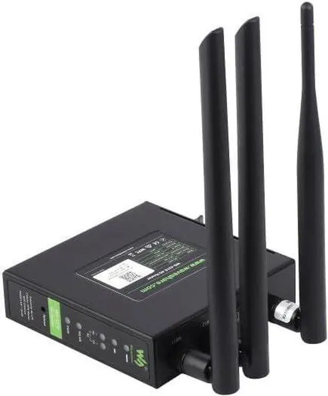 Alt view image 2 of 7 - Industrial 4G LTE Router, Multiple VPN protocols Support, 3-ch Ethernet Ports, WiFi high-Speed Internet Access, Dual Qualcomm Chips (WS-431E 4G Router)