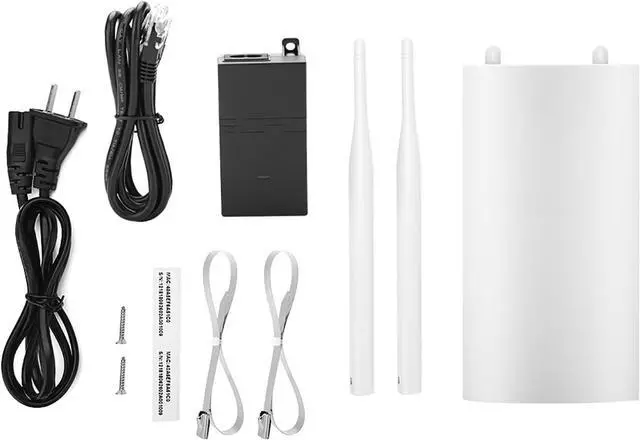 Alt view image 2 of 7 - Dual Band Wireless AP Gigabit Router,Wireless WiFi Router HighSpeed 1200Mbps 2.4 & 5.8 GHZ Support POE Power Supply Suitable for Outdoor LargeArea Coverage in Various Occasions