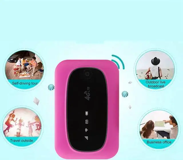 Alt view image 2 of 7 - Vifemify M6 Portable WiFi 4G 150Mbps Wireless Modem Router Suitable for Asia Portable WiFi Hotspot