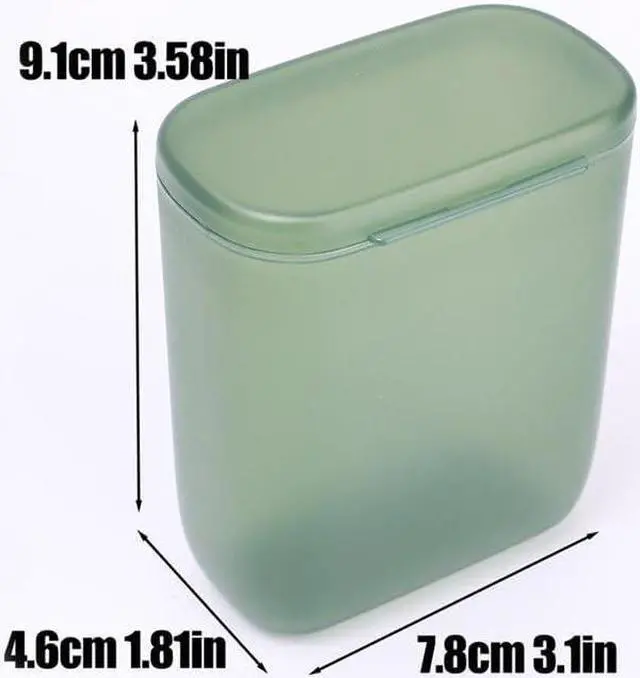 Alt view image 7 of 7 - WiFi Wireless Router Storage Box 3/1PcsDesktop Data Cable Storage Box Headphone Organizer Box with Cover Clear Cable Wire Container Box for Home Office Modem Router Holder Hider (Color : Green-1Pcs,