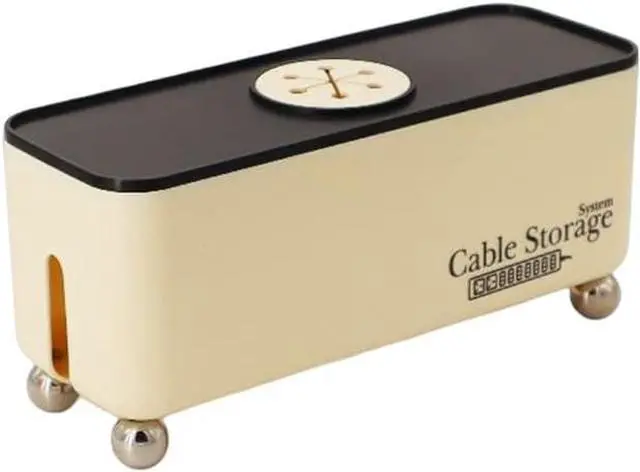 Main image of WiFi Wireless Router Storage Box Cable Box Storage Case Socket Container Fine Workmanship Compact Size Large Capacity Organizer Network Safety Line Bin Modem Router Holder Hider