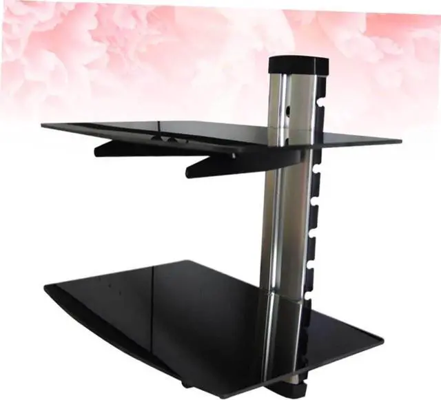 Alt view image 5 of 7 - Braces 1pc Glass Shelf Glass Holder Kickstand Router Holder Silver Bracket Cabinet Stb Stand Glass Shelves Glass Shelves Shelfs