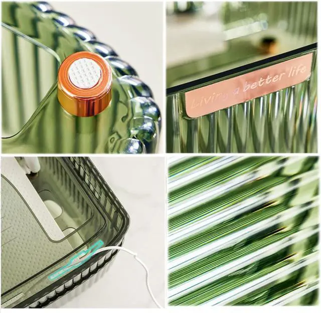 Alt view image 6 of 7 - New WiFi Router Storage Box Desktop Router and Cable Hider Box Wall Mount Router Shelf for Storage of Wires, Routers, TV Set-Top Boxes Organizer Rack (Size:31.5×21.5×26 cm,Color:HAS)