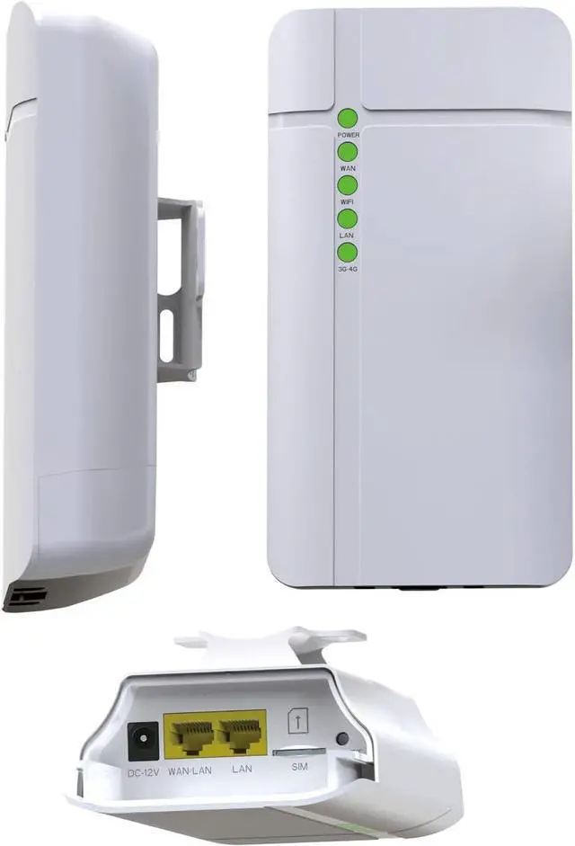 Alt view image 3 of 7 - GC112 Waterproof Outdoor 4G CPE Router CAT4 LTE WiFi Router 3G/4G SIM Card for IP Camera Outside WiFi Coverage