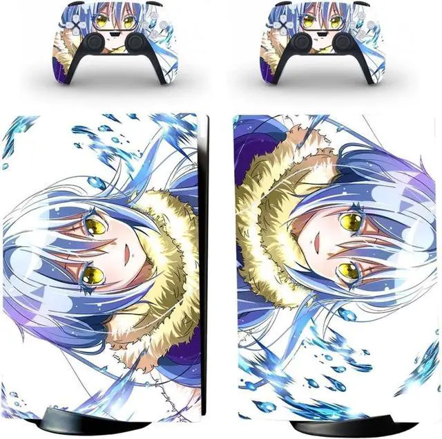 Main image of LEEWEE for PS5 Skin Disc Edition Anime Console and Controller Vinyl Cover Skins Wraps for PS5 Disc Version(4640) No Foaming (Color : 4)