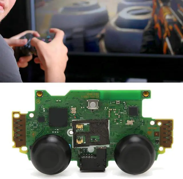 Alt view image 5 of 7 - Gamepad Motherboard, Replacement Repairing Game Console Motherboard with 3D Hat for PS4 Slim Gamepad JDM030