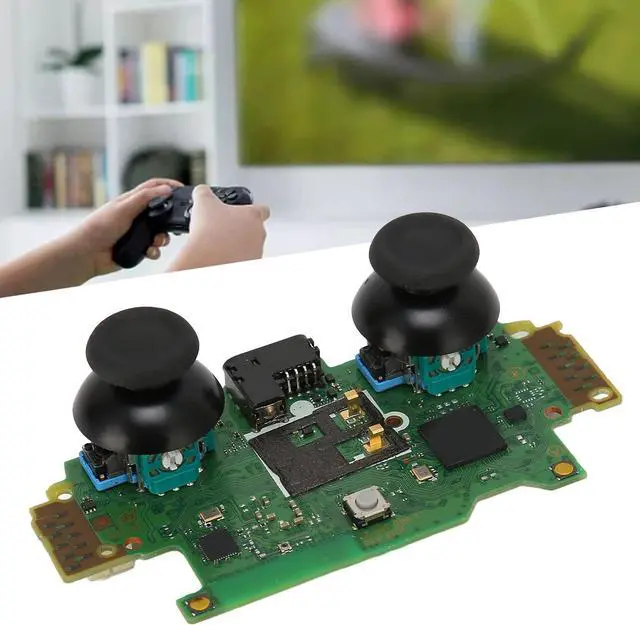Alt view image 6 of 7 - Gamepad Motherboard, Replacement Repairing Game Console Motherboard with 3D Hat for PS4 Slim Gamepad JDM030