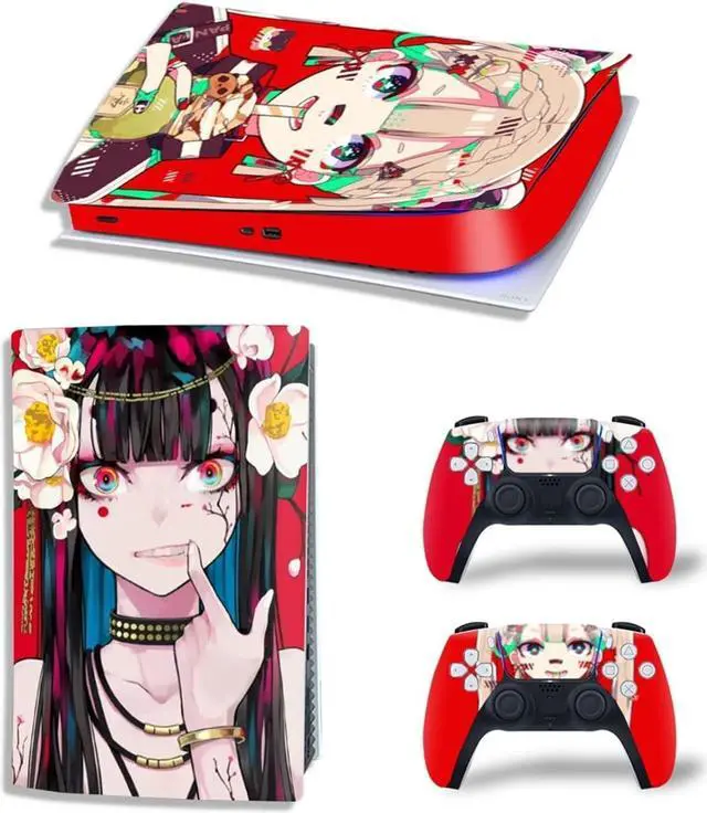 Main image of FXCON for PS5 Skin Disc Edition Anime Console and Controller Vinyl Cover Skins Wraps for PS5 Disc Version(2871) Bubble Free