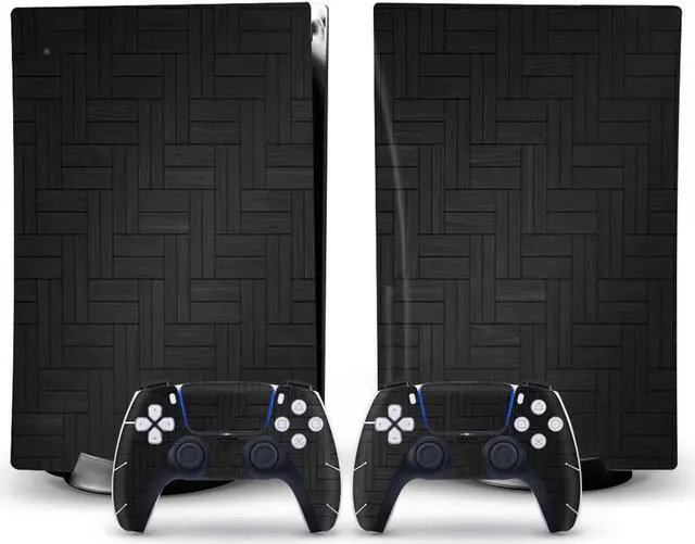 Main image of BUCEN Decal Skin for PS 5 Disk Edition Console and 2 Controllers Vinyl Cover Skins Wraps for PS5 Disc Version 44139 Anti Scratch