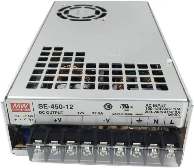 Main image of SE-450-12 Mean Well 450W 12V 37.5A Switching Power Supply