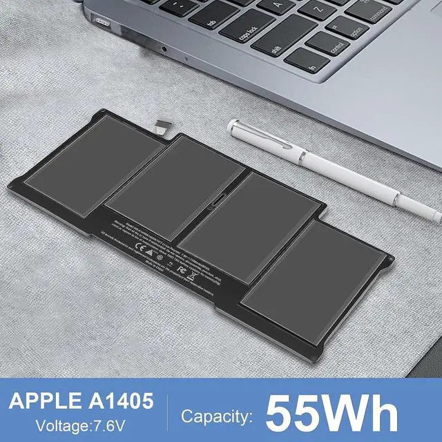 Alt view image 7 of 7 - A1405 Laptop Battery for MacBook Air 13 inch A1466 (Mid 2012,Mid 2013,Early 2014, Early 2015,2017) A1369 (Late 2010, Mid 2011 Version) fits A1496 A1377 [EMC :2925, 2469, 2559, 2392, 2632, 3178]