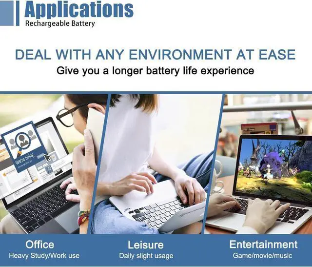 Alt view image 5 of 5 - L22D3PF2 Laptop Battery Replacement for Lenovo V14 V15 G4 AMN IdeaPad Slim 3 14AMN8 14IAH8 15IAN8 15IRU8 16IAH8 Series L22B3PF2 L22C3PF2 L22M3PF2 L22X3PF2 SB11K09308 11.31V 47Wh 4156mAh