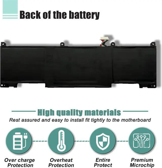 Alt view image 4 of 7 - BOWEIRUI RH03XL M01524-1D1 M02027-005 Laptop Battery Compatible with HP ProBook 430 440 445 450 630 640 650 G8 Series HSTNN-IB9Q HSTNN-OB1T HSTNN-DB0B HSTNN-UB7X M01524-2B1 M01524-AC1 11.4V 45Wh