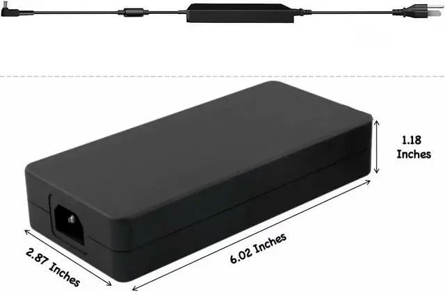 Alt view image 2 of 5 - 230W AC Charger fit for Acer Predator Helios 300 PH315-53-72XD PH315-53 PH315-54 PH317-55,Predator Triton 500 Charger 230W PT515-52 Gaming Laptop Power Adapter Supply