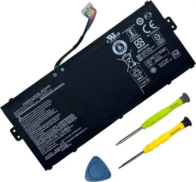 Main image of AP19A8K Battery for Acer Chromebook Spin 311 CP311 CP311-1H CP311-2H CP311-1H-C1FS CP311-1HN-C2DV CP311-1H-C5PN CP311-2H-C7QD CP311-2H-C679 CP311-2H-C3KA- 11.55V 3550mAh 41Wh 3Cell