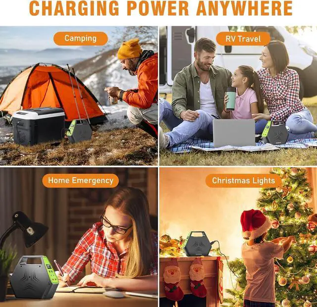 Alt view image 5 of 7 - Portable Power Station 97Wh Generator Laptop Charger 26400mAh Battery Pack with AC Outlet 110V Laptop Battery Charger Portable Generators for Home Use Portable Power Bank for Camping Emergency