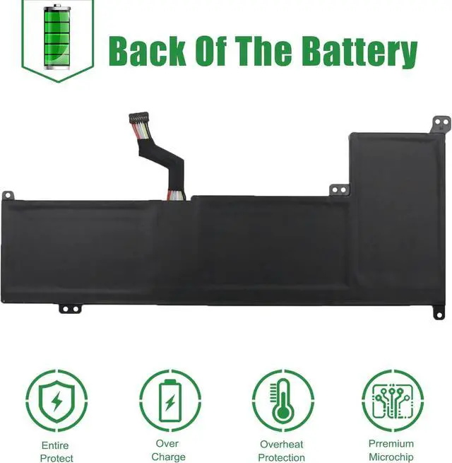 Alt view image 5 of 5 - L19C3PF6 SB10W89845 5B10W89838 Laptop Battery Replacement for Lenovo IdeaPad 3-17ADA05 3-17ARE05 3-17IIL05 3-17IML05 V17-IIL Series L19L4PF2 SB10W89847 L19D4PF2 L19L3PF4 11.25V 42Wh