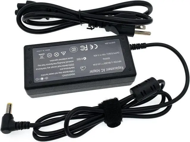 Alt view image 2 of 5 - LYeccl AC Power Adapter for Viewsonic VOT133 VOT133B VS14165 Mini Desktop PC Charger Supply Cord Replacement