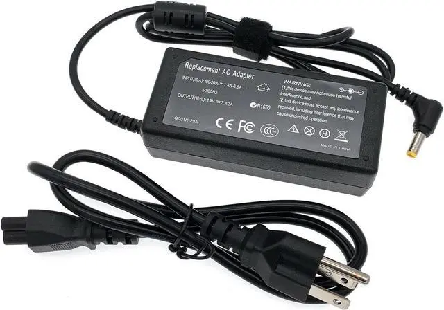 Alt view image 5 of 5 - LYeccl AC Power Adapter for Viewsonic VOT133 VOT133B VS14165 Mini Desktop PC Charger Supply Cord Replacement