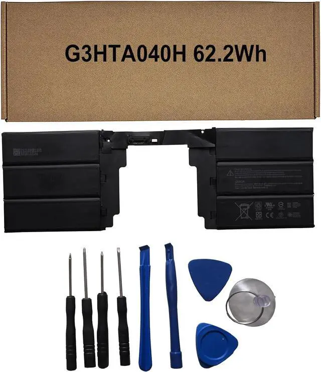 Main image of Andglim IZKROR G3HTA040H 62.2Wh 5473mAh Battery Replacement for Microsoft Surface Book 2 Gen 15 Inch Series Laptop Keyboard G3HTA041H 11.36V