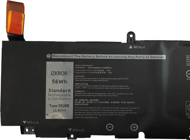 Main image of 56WH 5XJ6R battery for DELL XPS 17 9700 9710 9720 9730 Series