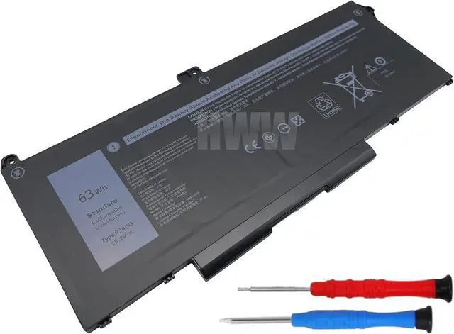 Main image of HWW New 15.2V 63Wh 3941mAh RJ40G Battery Compatible with Dell Latitude 5420 5520 075X16 WY9DX Series