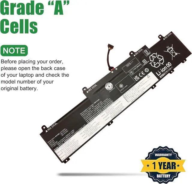 Alt view image 3 of 5 - L21C3PG2 SB11H56244 5B11H56343 Laptop Battery Replacement for Lenovo Thinkpad L14 L15 Gen 3 Gen 4 Series L21M3PG2 L21D3PG2 L21M3P76 L21D3P71 L21B3P73 L22M3P70 L22B3P70 L21C3PG1 11.52V 57Wh