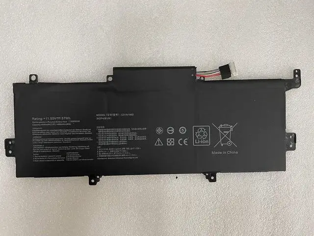 Alt view image 2 of 3 - Laptop/Notebook Replacement Battery Compatible with ZenBook U3000U UX330U UX330UAK UX330UA-FB018R/FB161T Series C31N1602