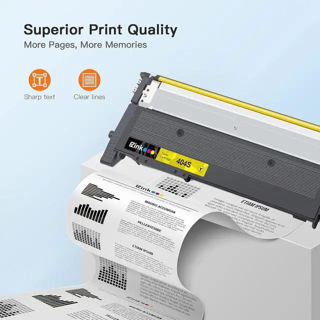 Alt view image 4 of 7 - E-Z Ink (TM Compatible Toner Cartridge Replacement for Samsung CLT-K404S CLT-C404S CLT-M404S CLT-Y404S CLT 404S to use with C480FW C430W SL-C430W SL-C480FW SL-C480FN Printer Tray (4 Pack)